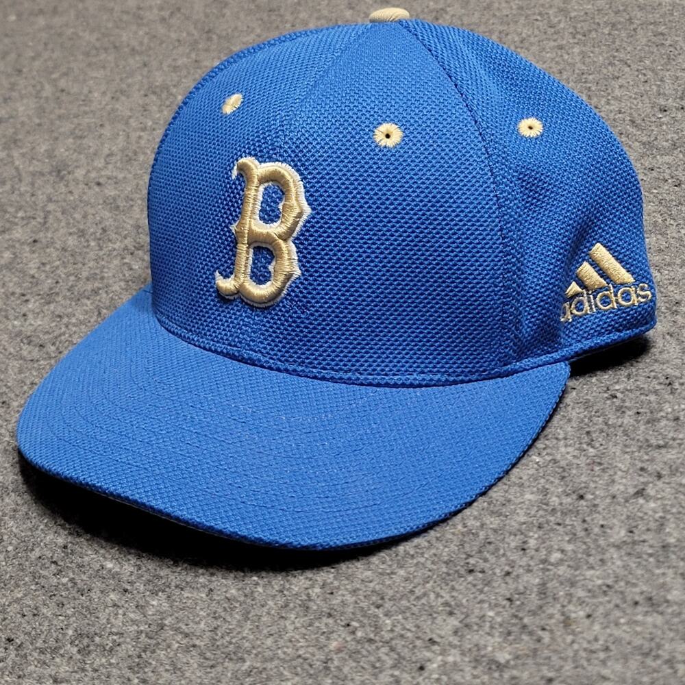 Adidas UCLA Bruins Hat Baseball Cap Mens 7 1/4 Blue B Logo Fitted Performance